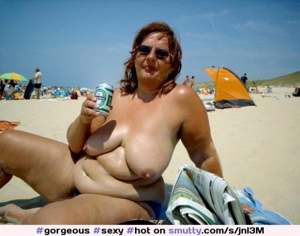 topless beach redhead bikini