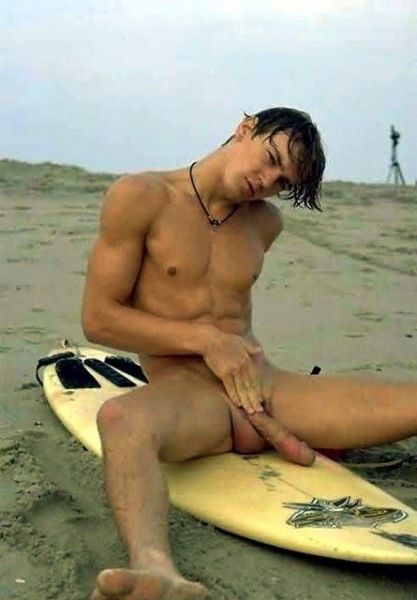 man with two penis on nude beach