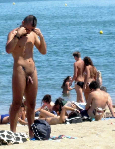 big cock nude beach male