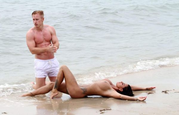 nude beach lesbian sex