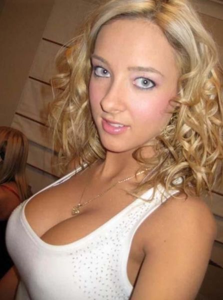 busty cleavage cum