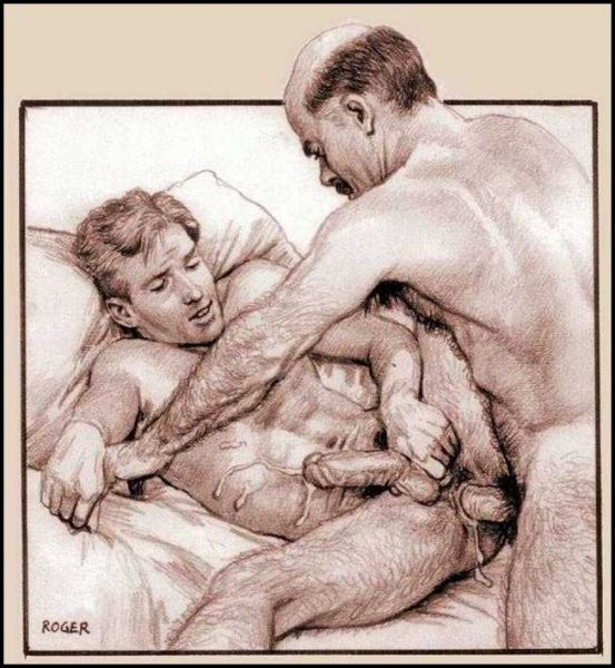 gay erotic art bondage