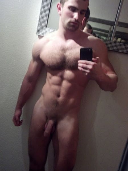 naked man selfie cock