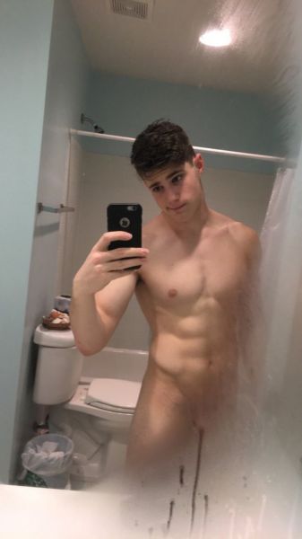 hot guy selfie hard