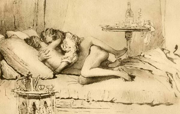 vintage lesbian bdsm art