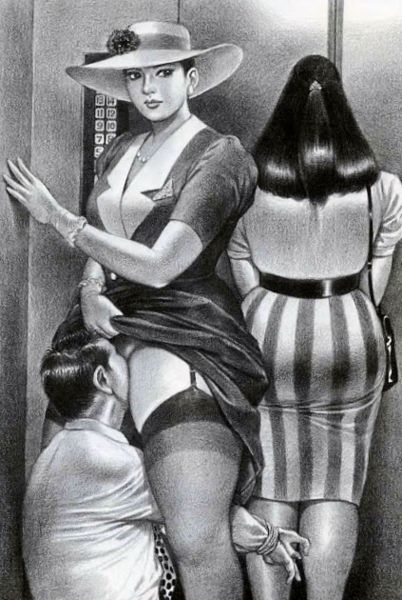 femdom cock spanking art