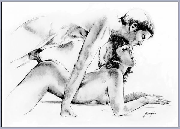 erotic art threesome