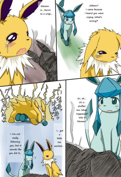 misty may and glaceon eevee comics
