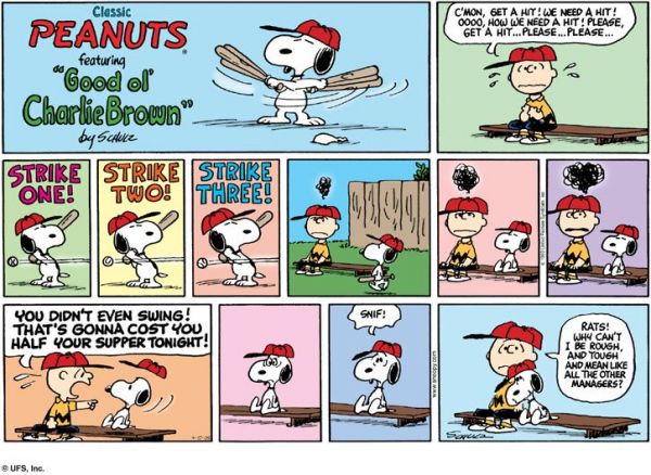 peanuts comic strip religious