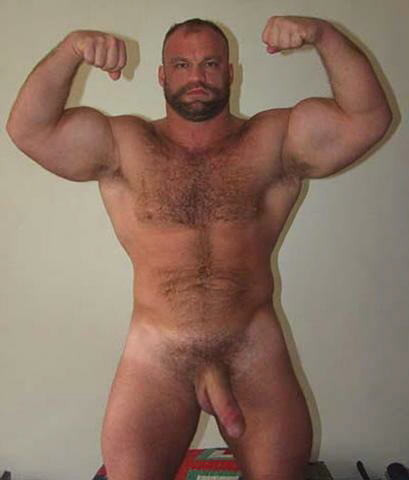 wet hairy muscle men naked