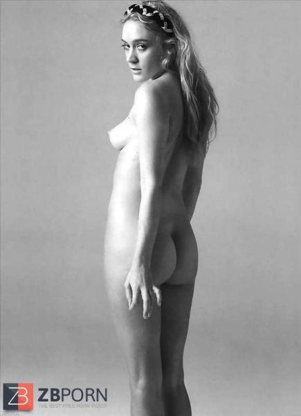 nude woman with long hair