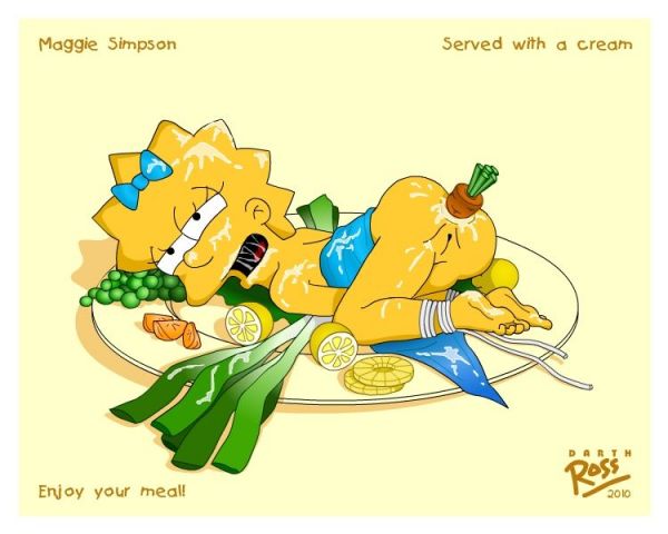 maggie simpson drawing