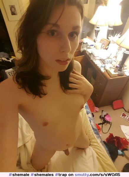 busty topless selfie boobs