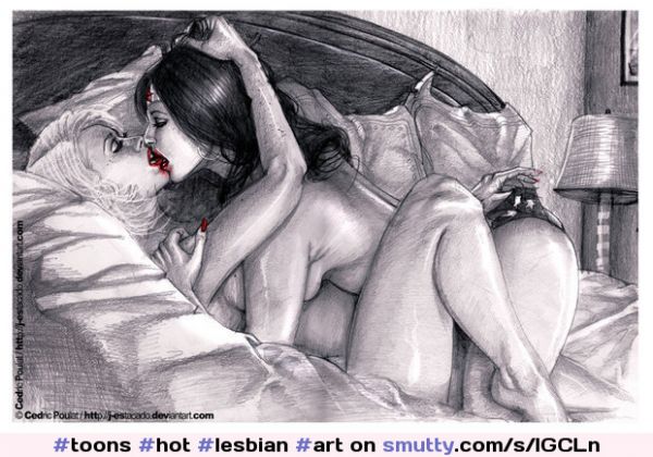 lick pussy erotic art