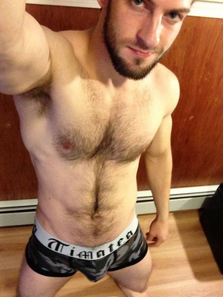 shirtless hairy gay