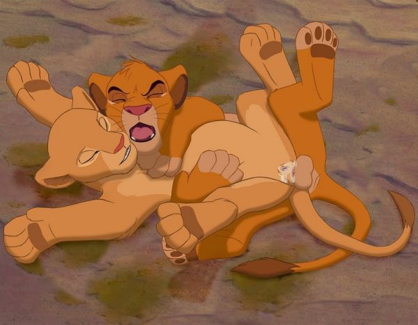 lion king simba and nala fight