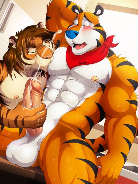 smiling tiger furry