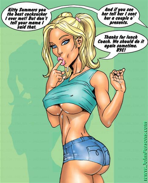 two hot blondes comic porn