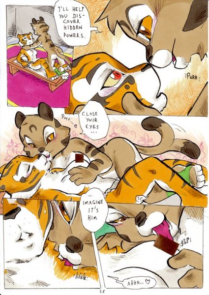 mei ling and tigress kissing