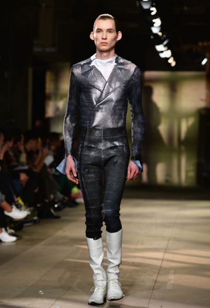 fashion leather pants men