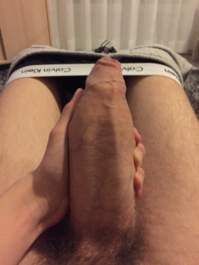 stroking cock