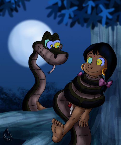 kim meets kaa