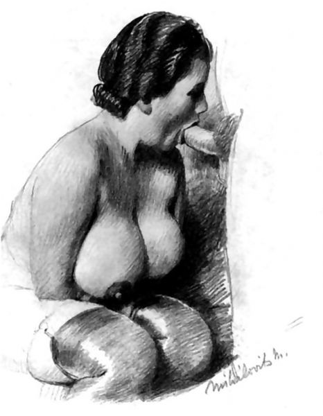 mature vintage erotic comic art