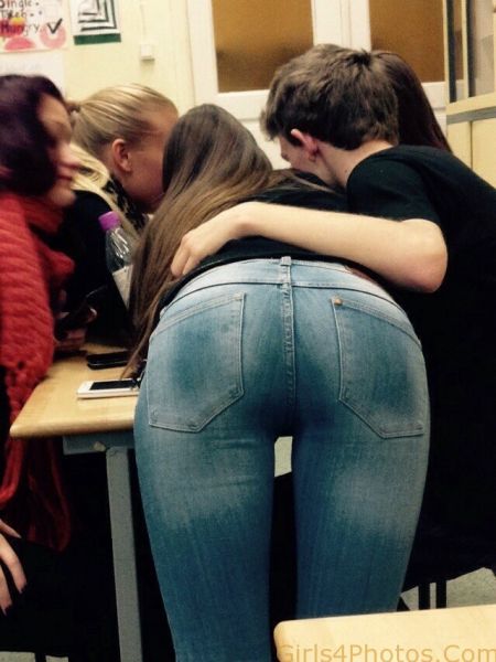 tight pants spanking