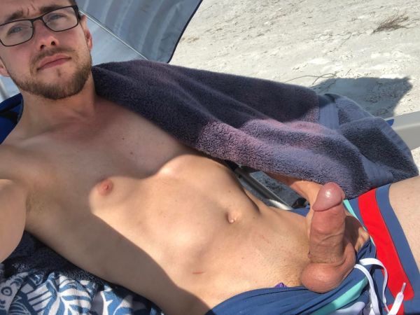 nude beach boner blowjob