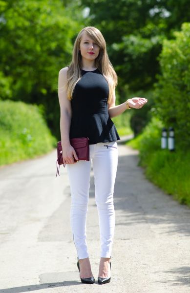 women jeans outdoors