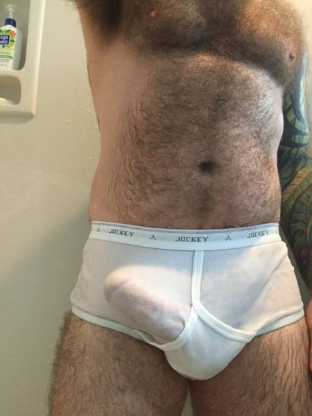 gay male underwear cum