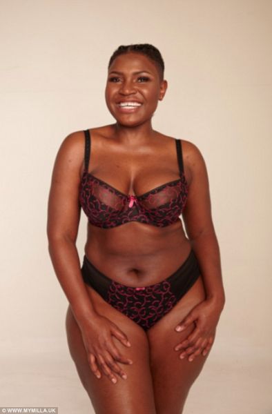 candid curvy plus size woman