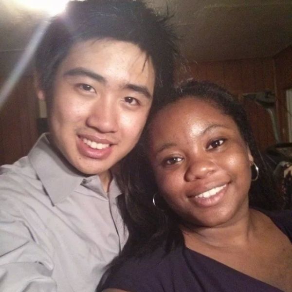 black woman south asian man