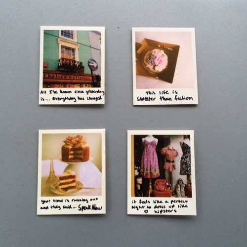 polaroid wall decor