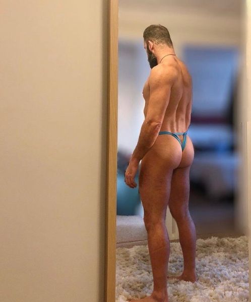 hung naked