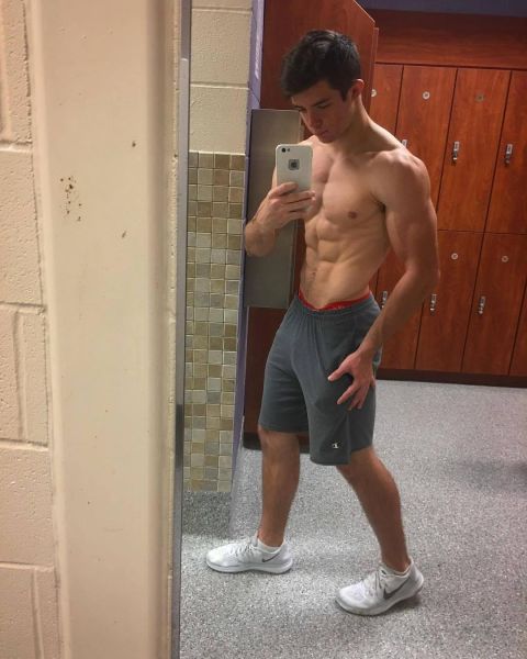 japanese guy short abs