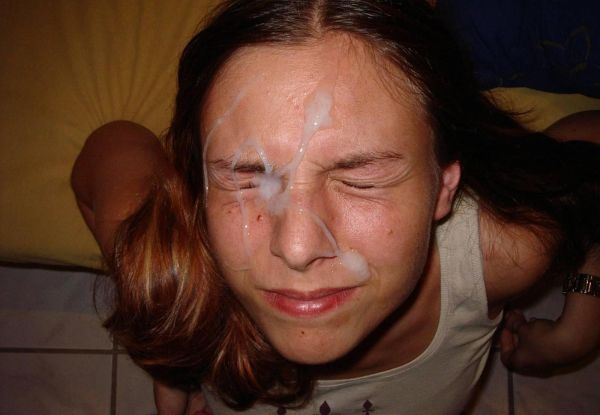 wet cum facial