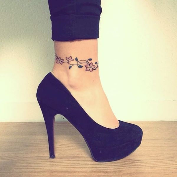 cute ankle tattoo designs