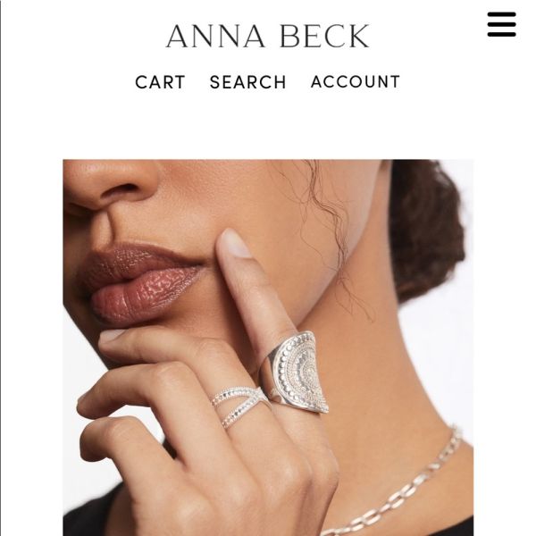 anna beck classic dots ring