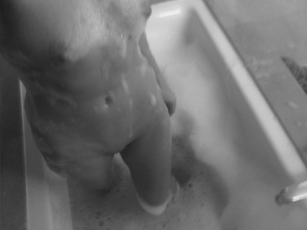 black white