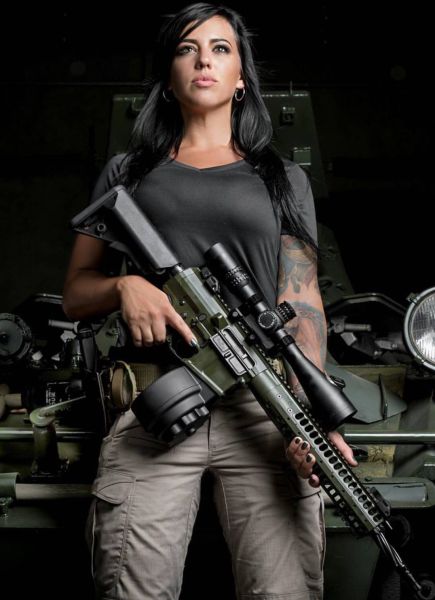 grandma with gun