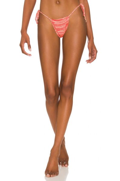 pink bikini bottoms diamond strap