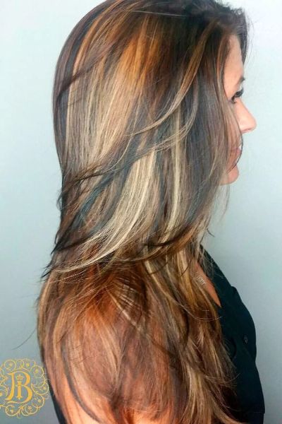 best highlights for black hair