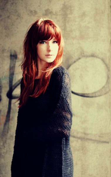girl with red hair aesthetic