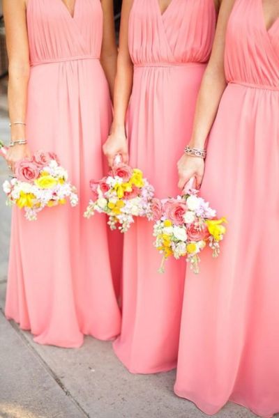 blue bridesmaid dress