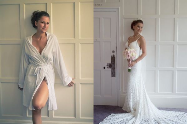 wedding couples before and after