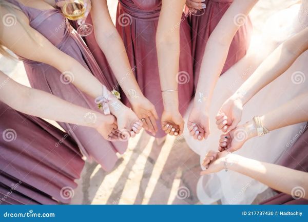 burnt orange bridesmaid dresses