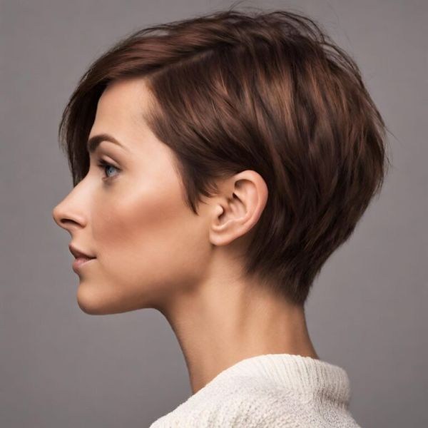 short brown hair colour