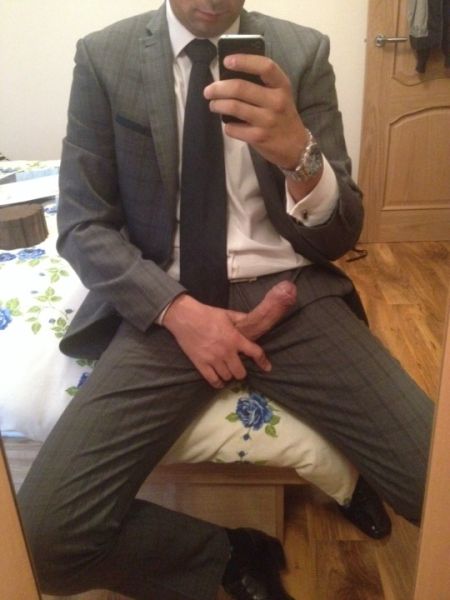 man in dark business suit