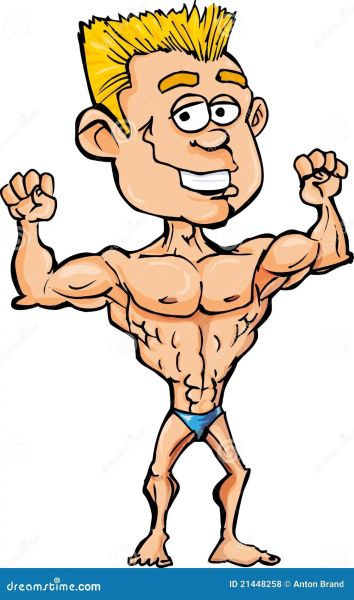 muscle man animation